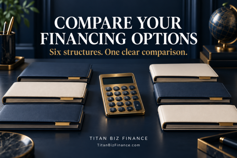 Business Financing Comparison Calculator: Compare 6 Funding Options
