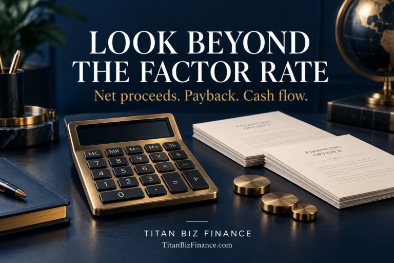 MCA True Cost Calculator: Factor Rate, Payback and Cash-Flow Impact